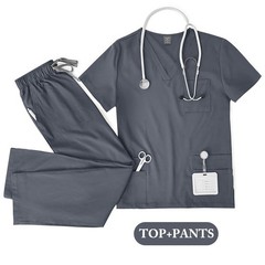 Unisex Medical Scrubs Set for Men & Women – Nurse, Doctor, Lab Wear