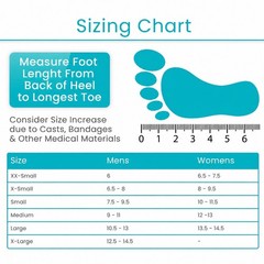 Post Op Shoe – Lightweight Medical Walking Boot w/Adjustable Straps LARGE, Vive