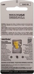 36 pcs A10 10 Size 10 PR70 Rayovac Extra Card 1.5V Zinc Air Hearing Aid Battery