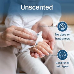 Dry Wipes for Adults 2×100 Pack, Unscented Disposable Washcloths 10″x13″