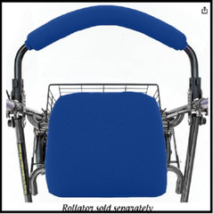 Top Glides Universal Soft Rollator Walker Seat and Backrest Blue ONLY Covers NEW