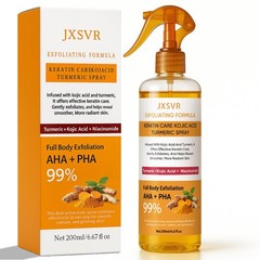 Jxsvr Body Keratin Care Kojic Acid Turmeric Spray 200Ml Turmeric Exfoliating