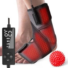 Ankle Heating Pad for Achilles Tendonitis and Plantar Fasciitis Relief, Heate…
