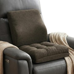 Memory Foam Small Recliner Cushions with Lumbar Support Pillow Set, 18x16x4 I…