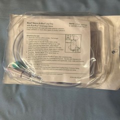 10 BARD Large 32oz – Urinary Leg Bags with Flip Flow Valve ref:150832