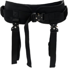 Gait Belt, Upgraded with Metal Buckle & Detachable Leg Straps, 7 Reinforced Hand