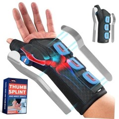 Carpal Tunnel Wrist Brace Night Small/Medium(Pack of 1) Left Hand-Black Blue