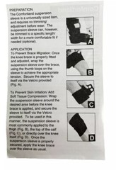 Comfortland CK-007 Knee Brace Suspension Sleeve L2397