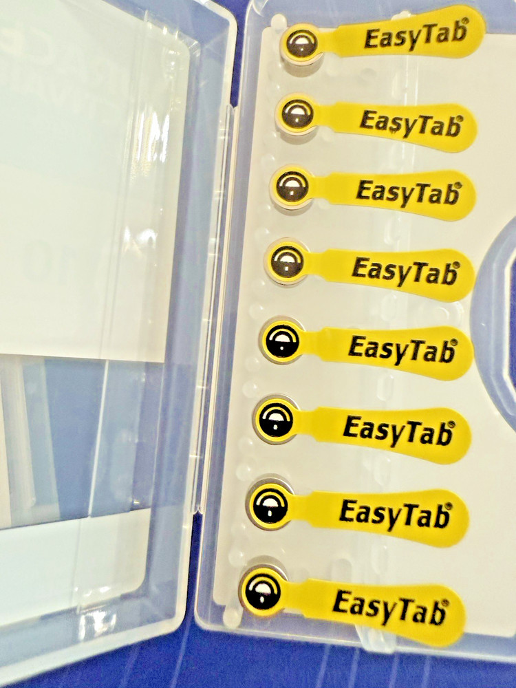 8 count duracell size 10 hearing aid batteries MF EasyTab Activair Expires 2029
