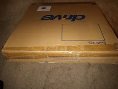 Drive Medical PN 14906 16×17 General Use Back Cushion wLumbar Support
