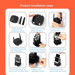 Yiluren Phone Swing Step Shaking Device Steps Counter Accessories 7.2″, Black
