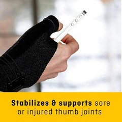 Futuro Deluxe Thumb Stabilizer and Support Left or Right Hand Small/Medium Black