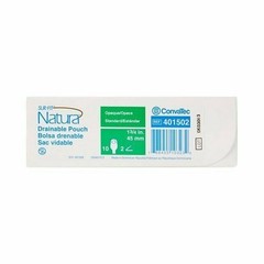 Convatec Sur Fit Natura Ostomy Drainable Pouch Two Piece Flange Mold to Fit 10ct