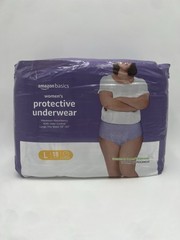 NEW Amazon Basics Women’s Protective Underwear 18 Ct, L 38-44 NEW