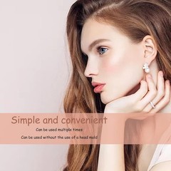 Silicone Ear Model 1 Pair Soft Model, Human Flexible Fake Ear…