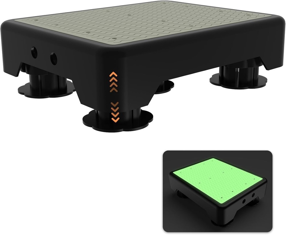 LIFTOZA Adjustable Step Stool for Adults, Noctilucent Bed Step Stools, 600 LB…
