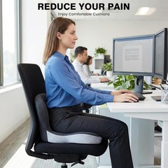Machine Washable Ergonomic Car Seat Cushion – Ideal for Back Support & Relief