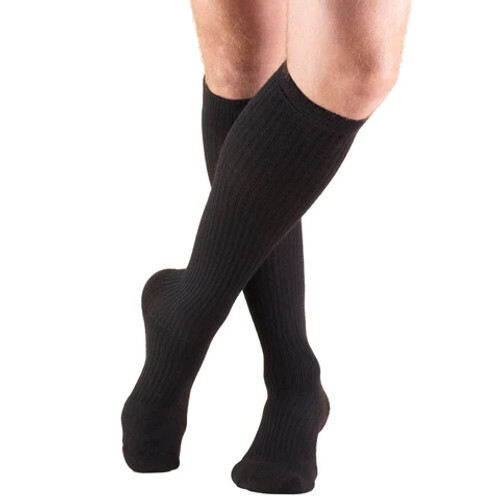 Compression Socks for Men Truform 15-20 mmHg Knee High Navy