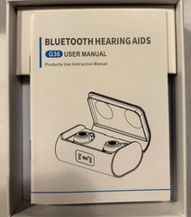 Bluetooth hearing aids G36L Dark Grey Color
