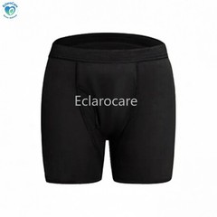 3pcs Men’s 200ml Absorbent Incontinence Briefs Washable Reusable Cotton Boxers