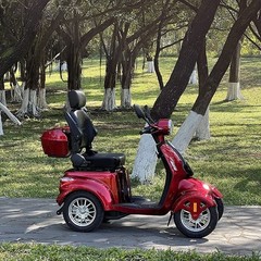 Heavy Duty 4 Wheels Electric Mobility Scooter 500lbs Capacity All Terrain Senior
