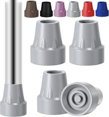 4 Pack Replacement Rubber Cane Tips 3/4 Inch Heavy Duty Rubber Crutch Tips No…
