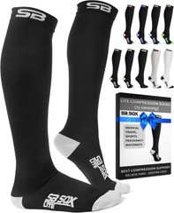 SB SOX Lite Compression Socks for Men & Women (15-20mmHg) – Best Compression …