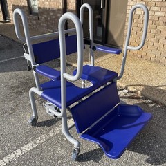 Arjo Huntleigh Carmino Bariatric Shower and Commode Chair + Foot rest- BLB-2000