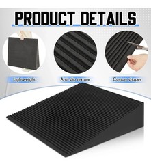 EVA Foam Threshold Ramp, Lightweight Non Slip Doorway Ramp 36x36x6