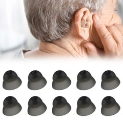 10Pcs Hearing Aid Domes Hearing Aid Eartips Earplug Silicone Hearing Aid Earbud
