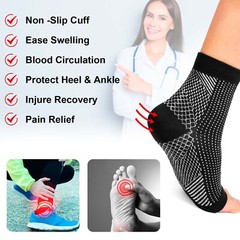 1-5 Pairs Compression Socks Ankle Neuropathy Socks Plantar Fasciitis Foot Socks