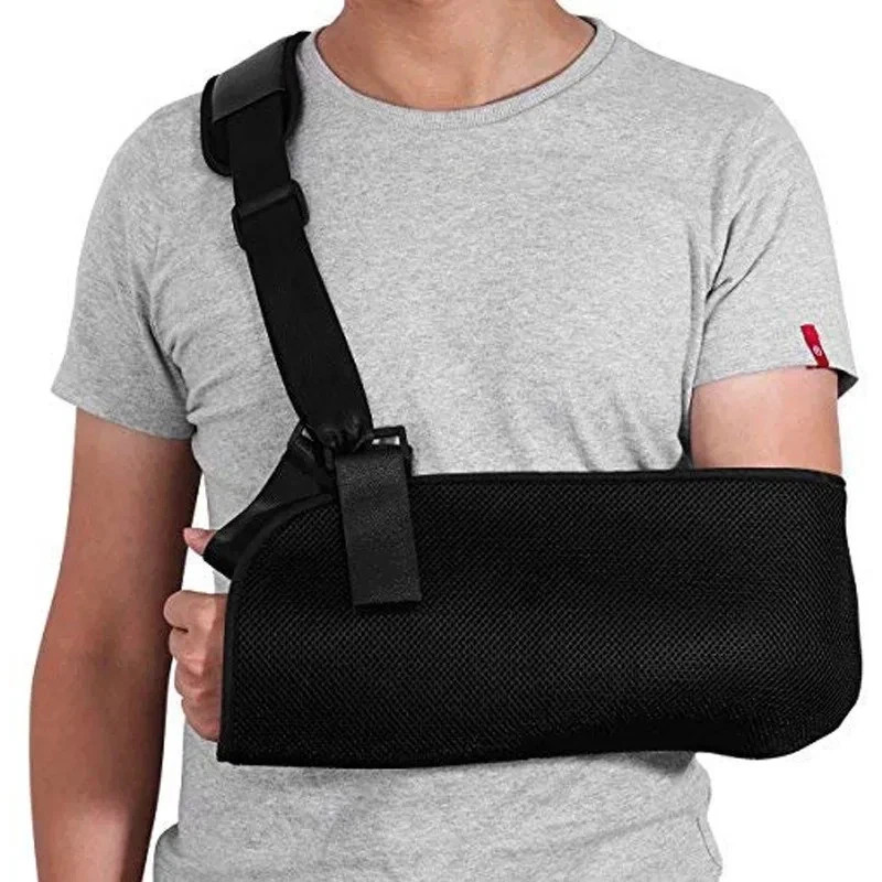 Adjustable Mesh Arm Sling Forearm Shoulder Support Brace Comfort Fit Breathable