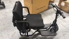 Dual Motor 700W 3-Wheels Folding Senior Electric Mobility Scooter 48V/10Ah 300lb
