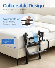 Bedroom Safety Bed Rail for Elderly Adult Heavy Duty Foldable Assist Handle