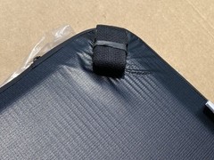 Lacura Amputee Cushion Black Polyurethane Cover 10″ Extension On Right Side 18″
