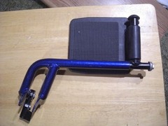 wheelchair footrest assembly right side Genuine Drive adjustable – fits others