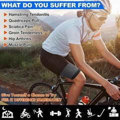 Leg Brace Compression Support Hip Sciatica Nerve Pain Relief Thigh Hamstring New