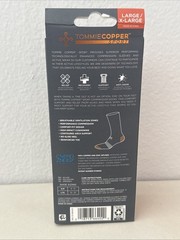 Tommie Copper Sport Compression Socks 2 Pairs Black L/XL