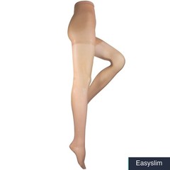 Women’s Compression Pantyhose 20-30 mmHg Opaque Microfiber Beige Small