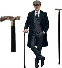 ® Walking Cane Ebony Wood Black T Shape Brass Handle | Tone Natural Wooden Ca…