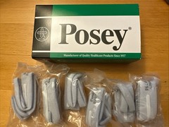 Posey Foam Trach Ties 8197M 6 in Box