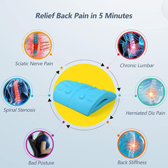 Back Stretcher for Back Pain Relief, Back Stretching Cushion, Chronic Lumbar Sup