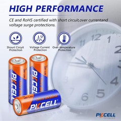 PKCELL N Size 1.5V Alkaline Batteries, 5 Pack Ultra Long-Lasting 5 Count