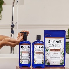 Dr Teal’S Dr Teals Foaming Bath Pure Epsom Salt Nourish Protect Coconut Oil 34