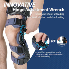 OA Unloader Knee Brace, Offloader Knee Support for Arthritis, Osteoarthritis, Bo