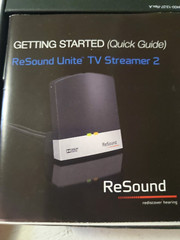 New ReSound Unite TV Streamer 2 GN Hearing Aid AS SAS-3 Dolby Digital Audio