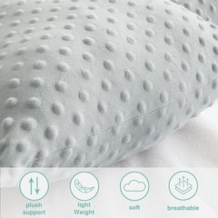 Hysterectomy Pillow for Abdominal Surgery Recovery with Pocket Adjustable Gray