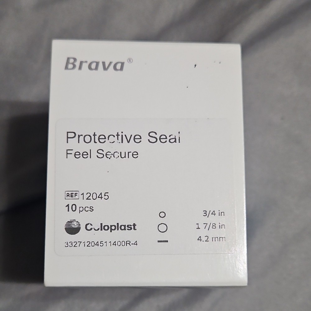 Coloplast Brava Protective Seal Barrier Ring 10pcs MPN 12045 3/4in 1 7/8in 4.2mm