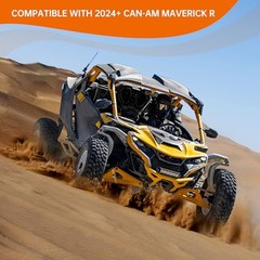 Bed Side Doors Panels Compatible with 2024+ Can-Am Maverick R X RS | Aluminum,