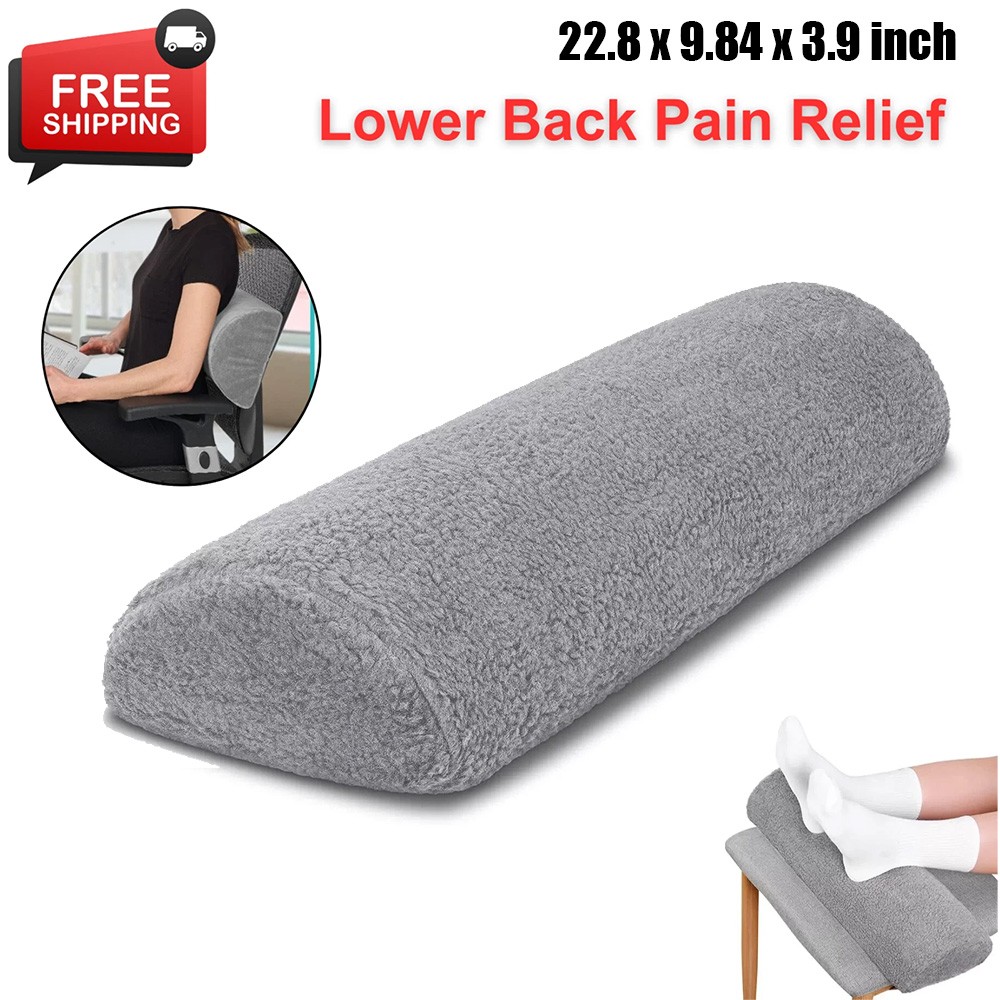 Half Moon Recliner Knee Neck Leg Rest Cushion Sofa Foot Rest Pillow for Sleeping